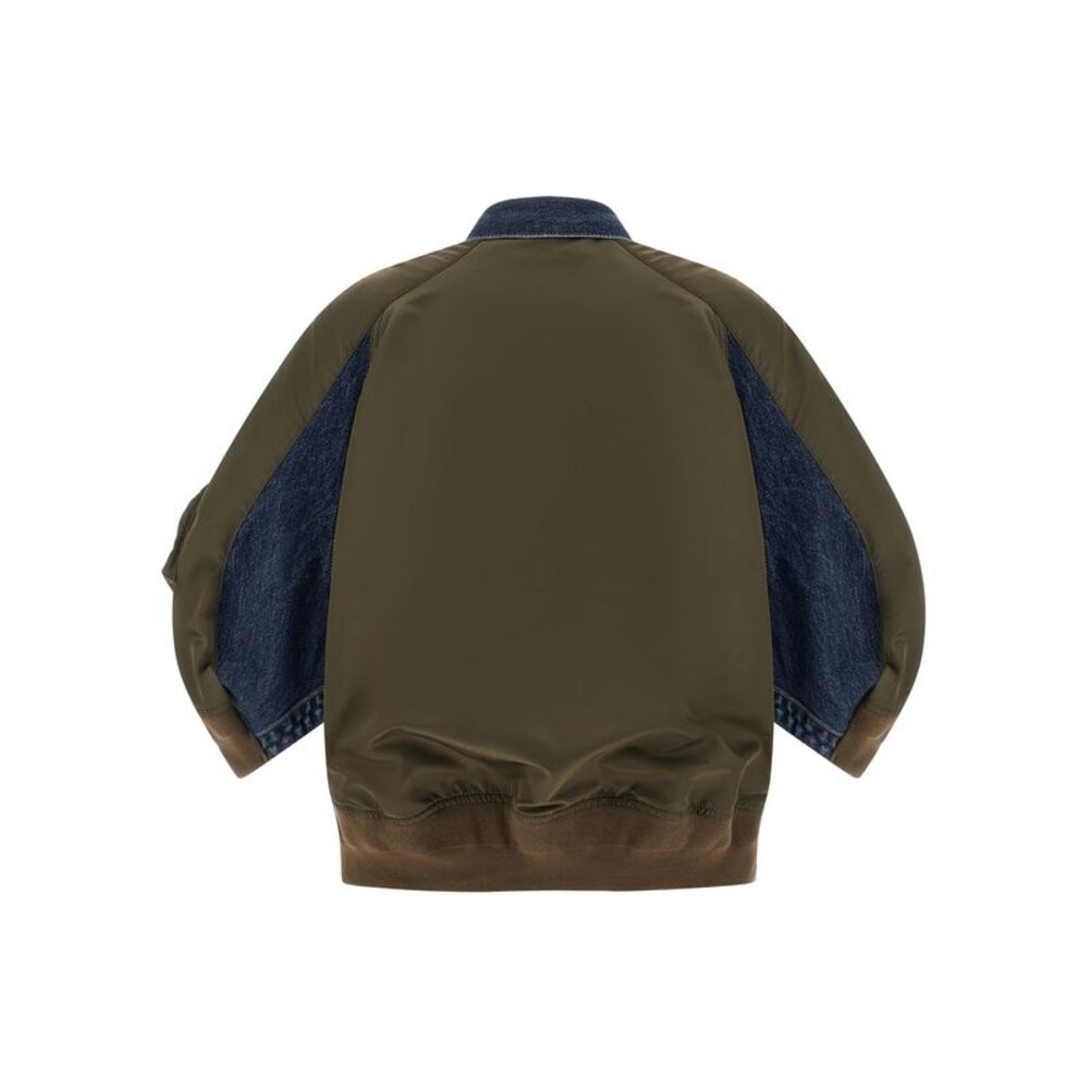 Sacai Women Hybrid Bomber Jacket - Picture 2 of 4